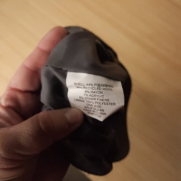 Newsboy Grey Wool Blend Hat Cap - Picture 6 of 6